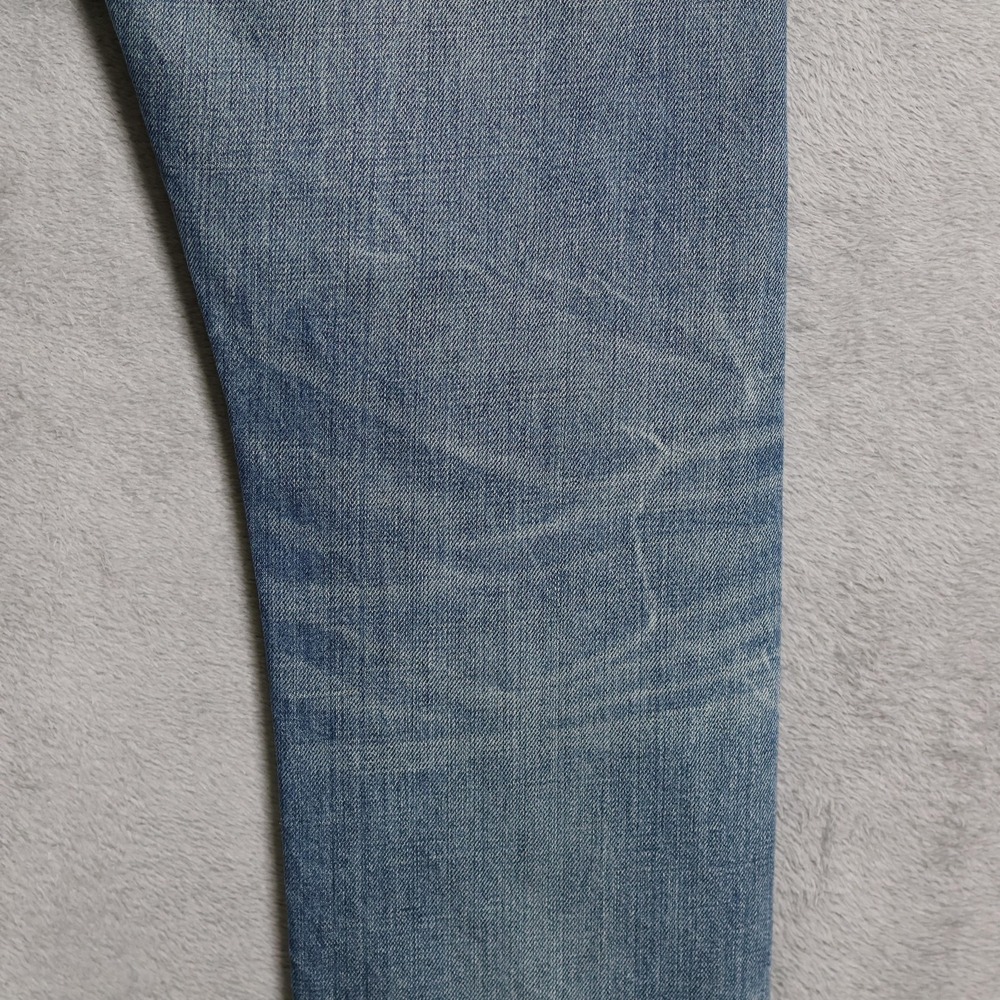 Polo Ralph Lauren Jeans Mens 34x32 Blue Sullivan Slim Denim Whiskering Distress - Picture 11 of 16